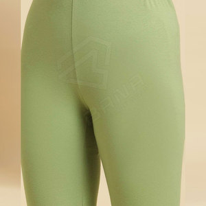 <b>Women's</b> High Waist Summer Fleece <b>Leggings</b> Breathable Anti-Bacterial Spandex Yoga Pants with Logo for Gym Use - Product Image 6