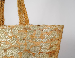 Sac fourre-tout en jute style bohème écologique personnalisé 2026 – Mini sac de plage et de shopping tendance pour femme, idéal pour les soirées, ouvert, haute qualité - Product Image 4