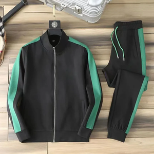 Ensembles de survêtements pour hommes en coton épais 100% vintage, motif uni, logos personnalisés, survêtements tendance pour hommes - Product Image 2