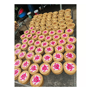 กระเป๋าหวายประดับมุก งานแฮนด์เมด กระเป๋าสะพายไหล่สไตล์พรีเมียมสำหรับฤดูร้อน ผลิตในเวียดนาม - Product Image 4