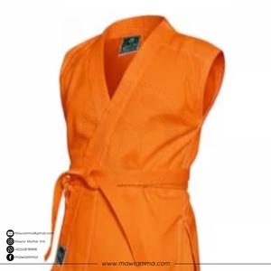 ชุดคาราเต้ Elite Training Mawra คุณภาพสูง ผ้าฝ้าย 100% ชุดศิลปะการต่อสู้ ปรับแต่งได้ตามต้องการ (OEM) ชุดไร้แขน สำหรับผู้ใหญ่ - Product Image 2