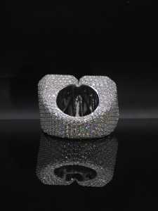 Custom Number Championship <b>Ring</b> 925 <b>Silver</b> Lab Grown Diamond Iced Out Baguette and Round <b>Statement</b> <b>Ring</b> Hip Hop Pass Diamond - Product Image 5