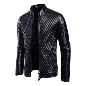 Chaqueta de cuero genuino para hombre, diseño personalizado, estilo casual, con cremallera, alta calidad, nueva colección, piel de oveja. - Product Image 1