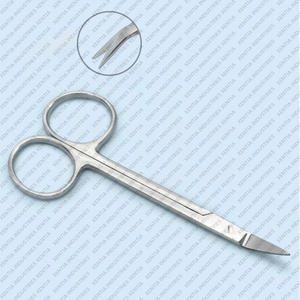 Últimas Tijeras Oftálmicas Reutilizables Wilmer Converse de 4 Pulgadas Anguladas para Cirugía Conjuntival, Instrumento Quirúrgico Microquirúrgico - Product Image 1