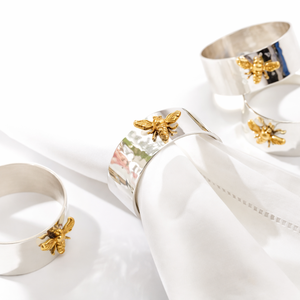 Decorative Brass Rabbit <b>Head</b> Napkin Ring Set Elegant Animal Design Table Decor for Dining Wedding and Festive Use - Product Image 4