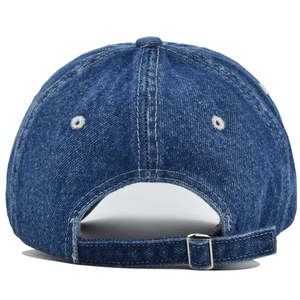 Customizable Unisex Adjustable Suede Baseball Cap Metal Buckle Breathable <b>Waterproof</b> Fabric Curved Brim for Sports Casual Wear - Product Image 6