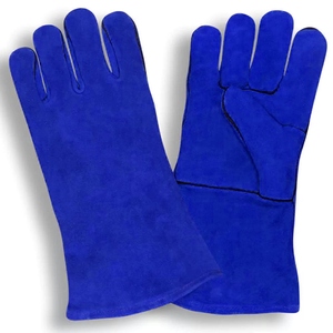 Gants de soudure en cuir de vachette de qualité supérieure, résistants aux flammes, pour travaux lourds, lutte contre les incendies, construction, barbecue - Product Image 3