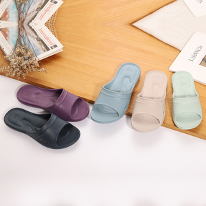Vero&nique Nile Blue Indoor Waterproof Anti-Slip Bouncy Cushion-like Patent for Winter <b>Summer</b> Spring Autumn Arch <b>Slippers</b> - Product Image 2