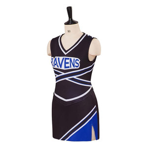 Tenue de pom-pom girl One Tree Hill pour femme : débardeur et jupe, idéale pour les fêtes costumées d'école secondaire et Halloween, personnalisable - Product Image 3