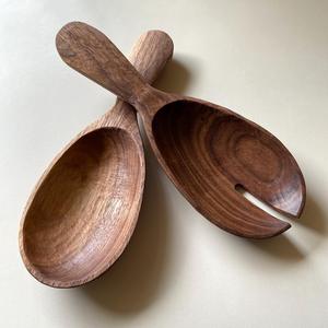 Cuillère à thé en bois durable, cuillère doseuse à café et sucre faite à la main, ustensile de cuisine naturel - Product Image 3