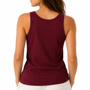 Camiseta sin mangas clásica personalizada para mujer, de algodón suave, ajuste cómodo, hecha a medida, informal, ligera, de calidad premium para mujer - Product Image 2