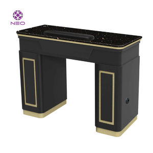 Table de Manucure Double Moderne en MDF pour Soins des Ongles, avec Séchoir à Ongles, Meuble de Salon de Beauté, Vente en Gros du Vietnam - Product Image 4