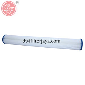 ไส้กรองน้ำแบบจีบโพลีเอสเตอร์ PE สีน้ำเงินขนาดใหญ่ - Product Image 1