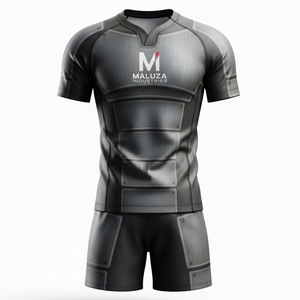 Uniformes de Rugby Personalizados para Equipos Profesionales, Conjunto de Camiseta y Pantalones Cortos Sublimados, Uniformes de Rugby para Clubes con Absorción de Humedad, OEM - Product Image 5