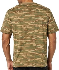 Camiseta de Cuello Redondo para Actividades al Aire Libre, Color Sólido, 100% Algodón, Manga Regular, Jersey para Caza, Senderismo, Camping, Patrón de Camuflaje Bottomland - Product Image 6