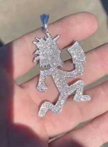 Colgante Iced Out Hatchetman Charms, Colgante Bling de Hip Hop para Raperos, Plata 925, Colgante Personalizado de Moissanita VVS, Joyería de Moda - Product Image 5