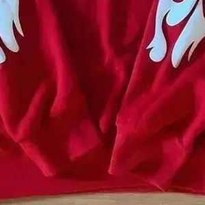 Ropa para Hombre de la Mejor Calidad, 100% Algodón, Sudaderas con Capucha Impermeables de Invierno, Color Rojo, Estampado de Anime por Sublimación, Sudaderas con Forro Elegante - Product Image 5