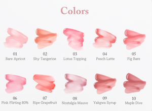 COSLAB Korean Private Label AIR HIP GLOW TINT Moisturizing Gel Glossy <b>Lip</b> Tint-Elegant Dewy Long Lasting High Pigment - Product Image 3