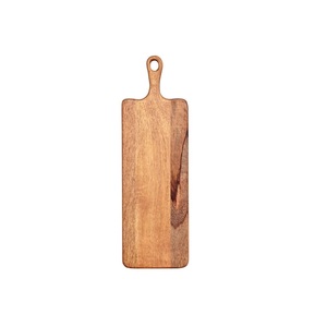 Planche à découper en bois massif naturel faite à la main, planche à découper rustique, planche de service de cuisine avec poignée pratique et surface durable - Product Image 2