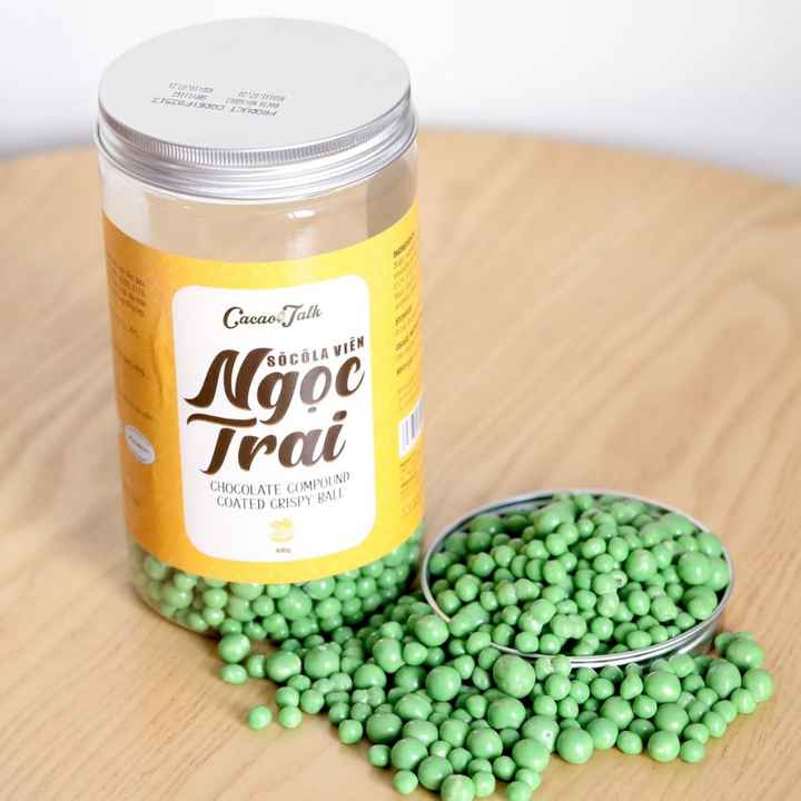Good Price Wholesale Premium Green Tea Chocolate Crispy Balls Candy 4KG Cake Decorate Cacao Talk Halal OEM