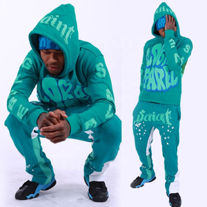 Conjunto Deportivo Unisex con Capucha y Pantalones Largos, con Estampado del Número 3 en la Parte Trasera, Bolsillos Laterales, Corte Regular, para Otoño - Product Image 4