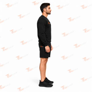 Nuevo Diseño Conjunto de Sudadera y Pantalones Cortos de Verano para Hombre, Ropa Casual para Gimnasio y Calle, Ligera, Personalizada, OEM, Marca Privada, Proveedor de Fábrica - Product Image 3