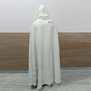 Capa de Caballero Templario Medieval con Capucha, Capa de Cruzado Renacentista para Disfraces de Halloween y Eventos de Cosplay - Product Image 4