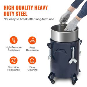 Serbatoio a Pressione da 30L/8gal con Agitatore Manuale per Vernice Spray, Riparazione Perdite, Sigillante, Accessori per Utensili Pneumatici per Uso Industriale - Product Image 4