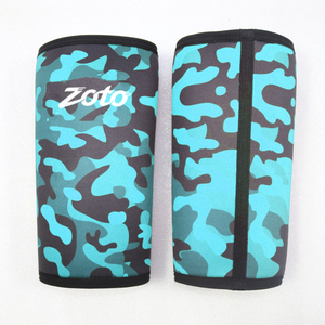 Custom Print Multi-Color Powerlifting Neoprene <b>Knee</b> Sleeves Low MOQ Weightlifting Compression Brace Factory Supplier - Product Image 6