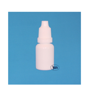 White PP Cylinder <b>Dropper</b> <b>Bottle</b> with Screw Cap for Cosmetic Use - Product Image 1