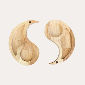 Plateau de service en bois écologique pour le Ramadan avec conceptions OEM Assiettes à vaisselle sûres personnalisées pour décoration en chocolat Bon prix - Product Image 6