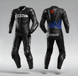 Traje de Motocicleta de Cuero Perforado MALIK RAZA |   Transpirable y de Secado Rápido para Verano |   Corte a Medida Profesional 2026 - Product Image 4