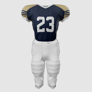 Uniforme de Fútbol Americano Personalizado en Color, la Mejor Calidad, 100% Poliéster, Nuevo Estilo, Mangas Cortas, Transpirable - Venta en Línea - Product Image 5