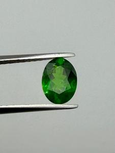 Pierre précieuse naturelle de tsavorite grenat, taille ovale, vert vif, pierre de bijouterie, finition lisse, 1,59 ct - Product Image 2