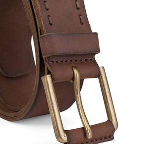 2026 Men's Custom Logo Genuine Leather <b>Belt</b> Wholesale OEM High-Quality Dress Casual <b>Jeans</b> <b>Belts</b> With Stylish Pin Buckle Design - Product Image 2