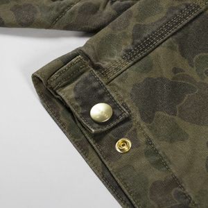 Veste de travail en toile à marque privée, uniforme industriel durable avec plusieurs poches et fourniture OEM - Product Image 6