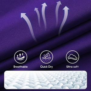 เสื้อคอมเพรสชั่นผู้ชายสำหรับออกกำลังกาย ฟิตเนส เทรนนิ่ง ซับใน แห้งเร็ว ระบายอากาศ ยืดหยุ่น เหมาะสำหรับวิ่ง - Product Image 4