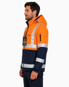 Chaqueta de Seguridad de Alta Visibilidad con Nuevo Diseño y Múltiples Bolsillos, Fabricada en Fábrica, Logotipo Personalizado Impreso, Chaquetas de Seguridad para la Construcción, Servicio OEM - Product Image 3