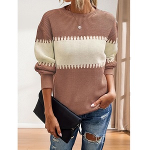 Sweat-shirt pull-over oversize à col rond pour femme, uni, personnalisable, respirant, en molleton de coton standard écologique, hiver, 300 GSM BD - Product Image 3