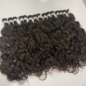 Precio de fábrica cabello a granel cabello crudo vietnamita cabello humano dibujado doble calidad superior estilo recto ondulado Natural - Product Image 3