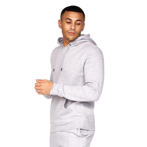 Ensemble survêtement homme en coton épais respirant avec logo personnalisé, idéal pour l'hiver – Sweat à capuche et pantalon de jogging grande taille pour le sport et le streetwear - Product Image 3