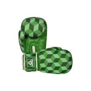 Fabricantes de guantes de boxeo personalizados ganadores de cuero resistente Pu guantes deportivos de perforación para la venta - Product Image 4