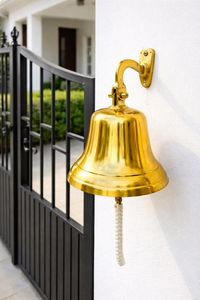 Designer Brass Door <b>Bell</b> For Luxury Home Entrance Decorative Hanging Temple <b>Bell</b> With Antique Finish Appearance - Product Image 6