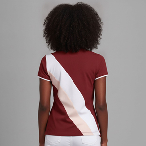 Polo pour femme de qualité supérieure, 220 GSM, tissu piqué 100% coton, respirant, confortable, décontracté, usage quotidien, fabricant OEM, étiquette privée - Product Image 4