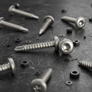 Tornillos PDC Modelo 7.1 de Acero Inoxidable 304/316/410 con Cabeza Plana, Rosca Estándar Métrica Clase 8, Phillips/Cruz, Tratados Térmicamente, Venta al Por Mayor - Product Image 1