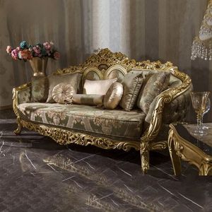 Hot Sale Halekulani Hotel Luxury Eco-Friendly <b>Wood</b> <b>Sofa</b> Set Royal Living Room Furniture Transitional Design Carved <b>Sofa</b> Set - Product Image 5