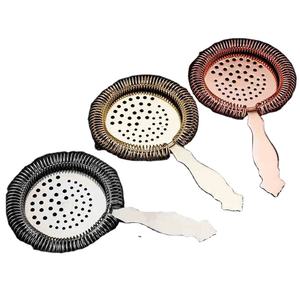 ที่กรองบาร์คุณภาพระดับพรีเมียมมาใหม่อุปกรณ์ตัวกรองน้ำแข็งและไวน์ทำจากเหล็กสแตนเลสสำหรับค็อกเทลบาร์เทนเดอร์ - Product Image 1