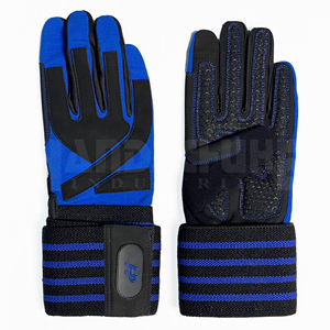 Customized Logo Pink Half Finger High Quality PU Material Hand Grips Weight Lifting Fitness <b>Gloves</b> for Men Women Gym Training - Product Image 2