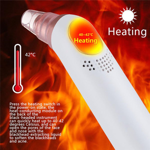 Electric Blackhead Remover <b>Vacuum</b> Facial Pore Cleaner Deep Cleansing Skin Care Device for Removing Dirt Oil and Dead Skin - Product Image 3