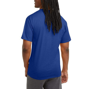 T-shirt imprimé pour homme, prix d'usine, 100% coton, couleur unie, vente en gros, t-shirt pour usage quotidien - Product Image 2